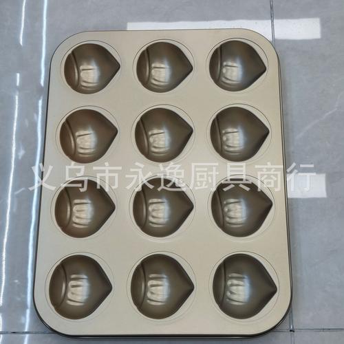 网红黄油年糕蛋糕模12连9连栗子厂家批发不沾烘焙烤盘玛德琳蛋糕模——引领烘焙新风尚